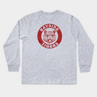 Bayside Tigers Worn Kids Long Sleeve T-Shirt